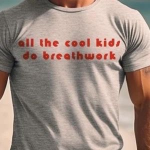 Breathwork mens t-shirt, never worn